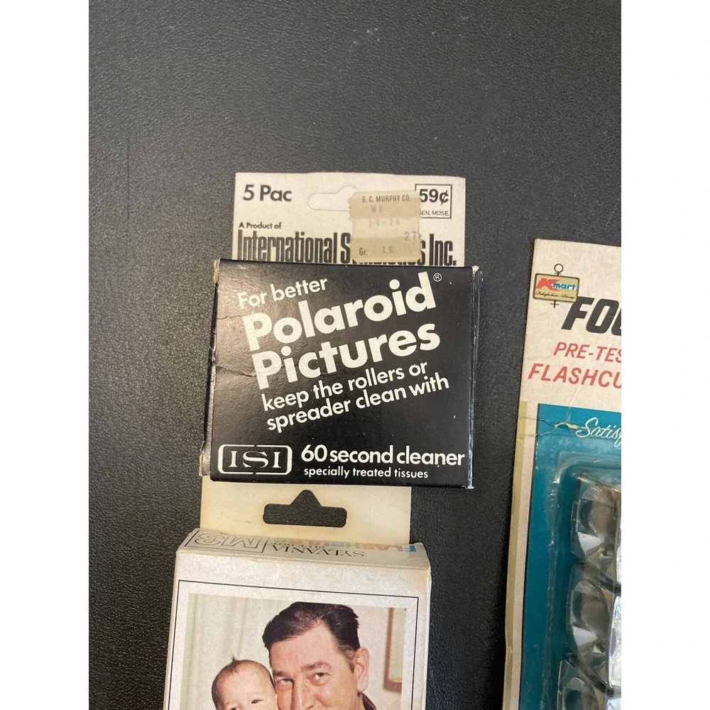 Polaroid Kodak Bulbs Cleaner Optical Filter Print Mount Some Incomplete Vtg Lot